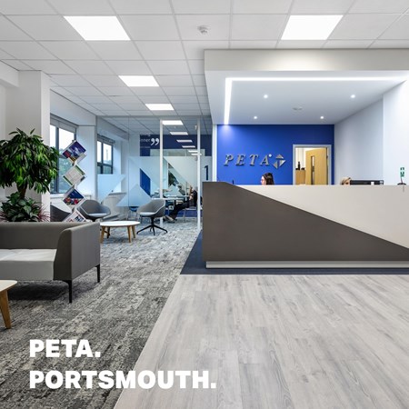 PETA Office And Reception Design And Refurbishment Portsmouth