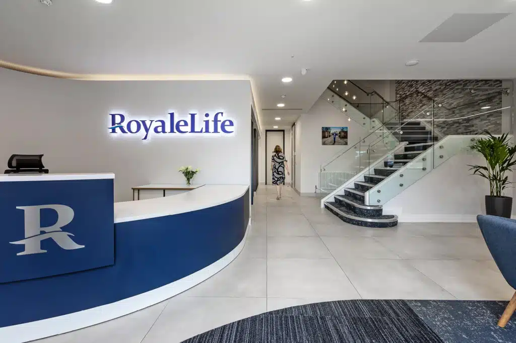 Royale Life's new office space designed by Spectrum