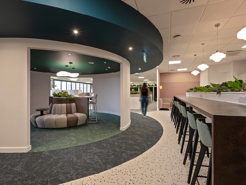 office fit out space of teapoint and general work area