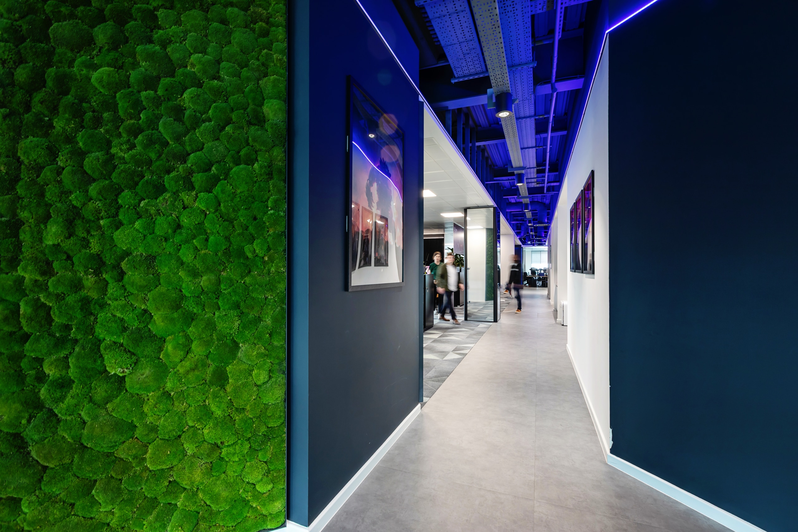 DPS Games' workplace, designed by Spectrum
