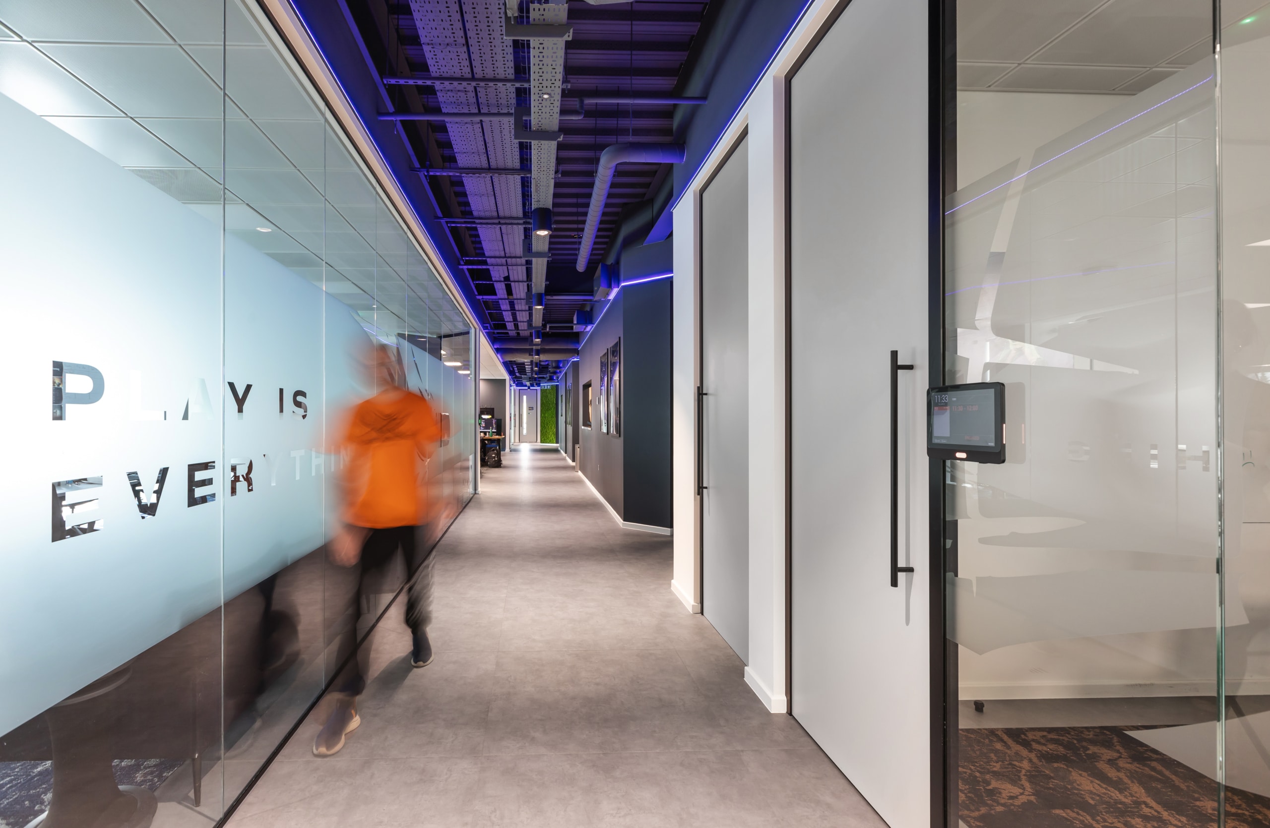 DPS Games' workplace, designed by Spectrum