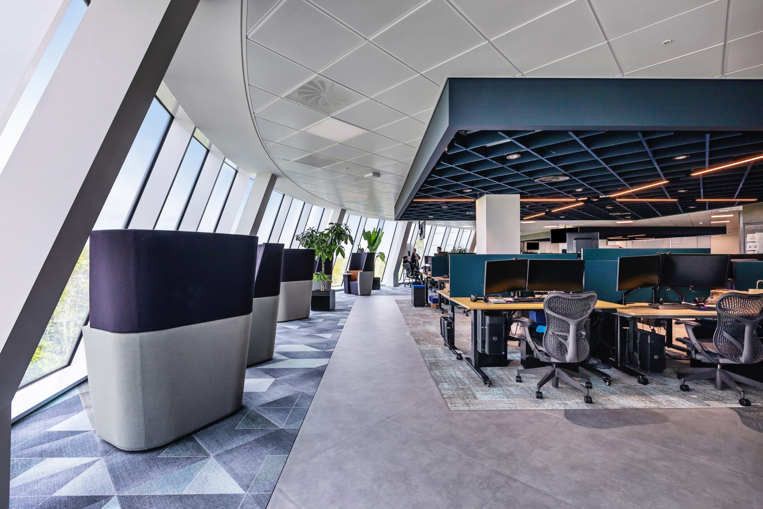 DPS Games' workplace, designed by Spectrum