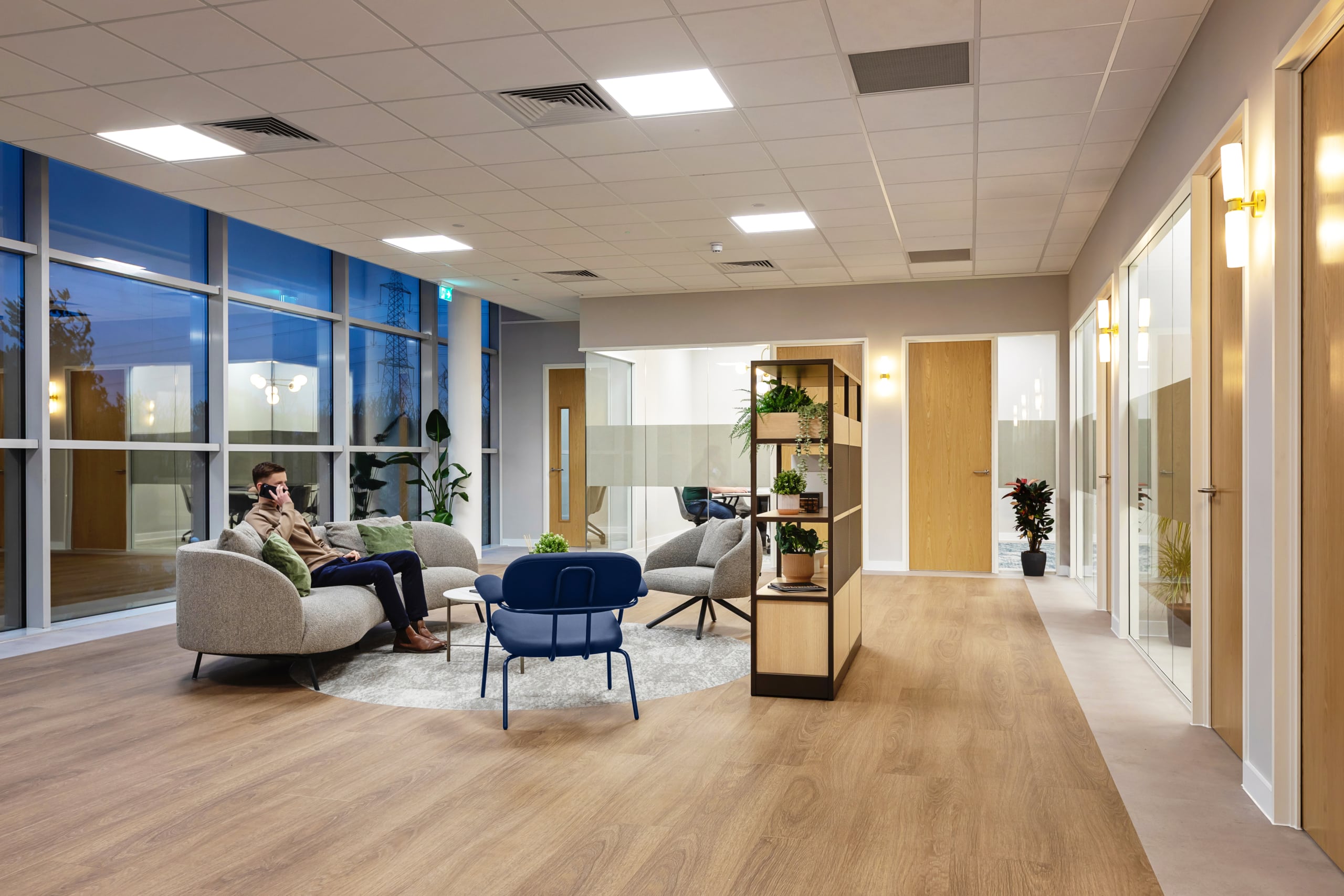Eight Financial Advice's workplace, designed by Spectrum