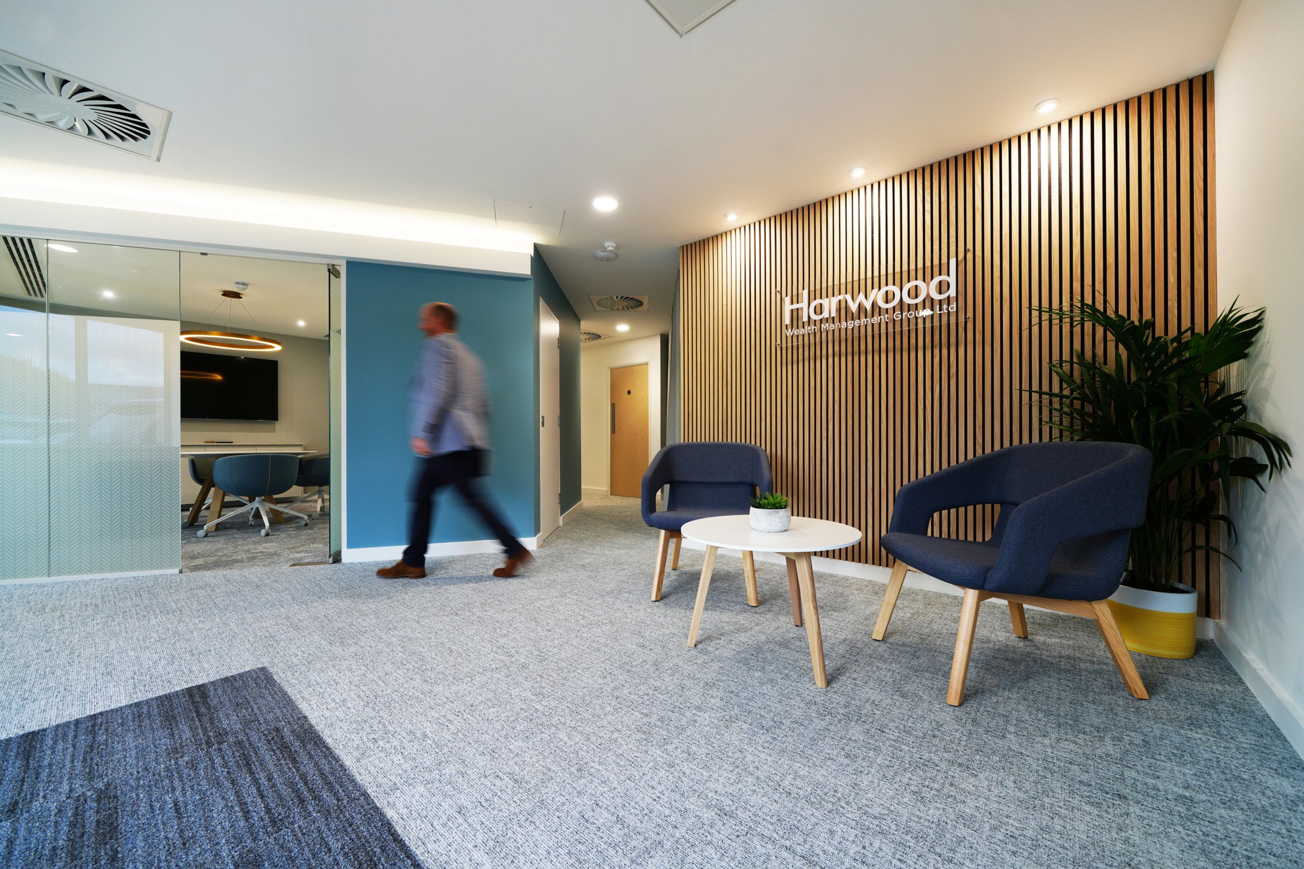 Harwood Wealth Management's workplace, designed by Spectrum (now known as Argentis)