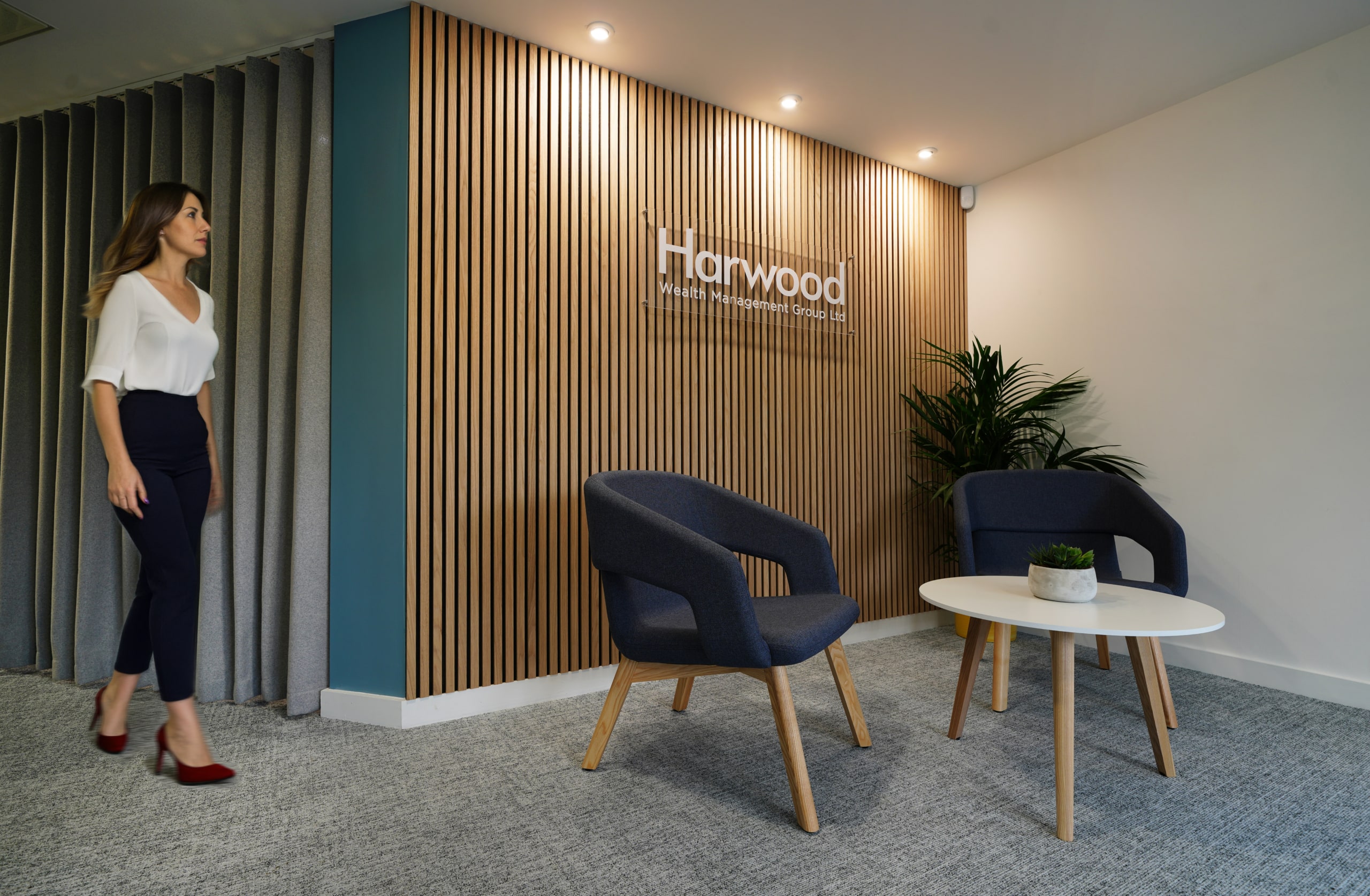 Harwood Wealth Management's workplace, designed by Spectrum (now known as Argentis)