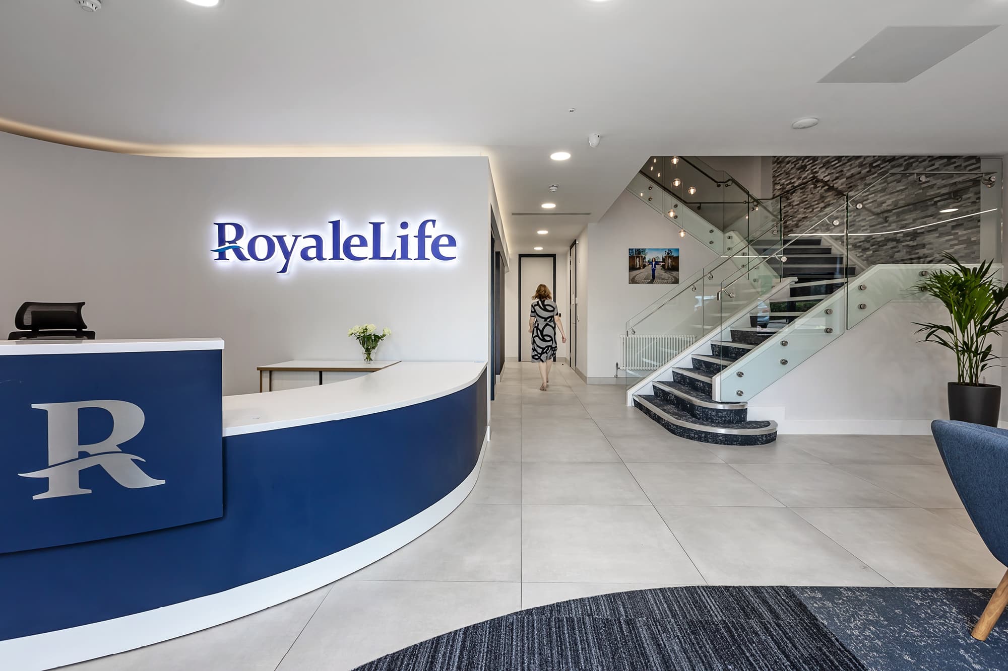 The reception in RoyaleLife