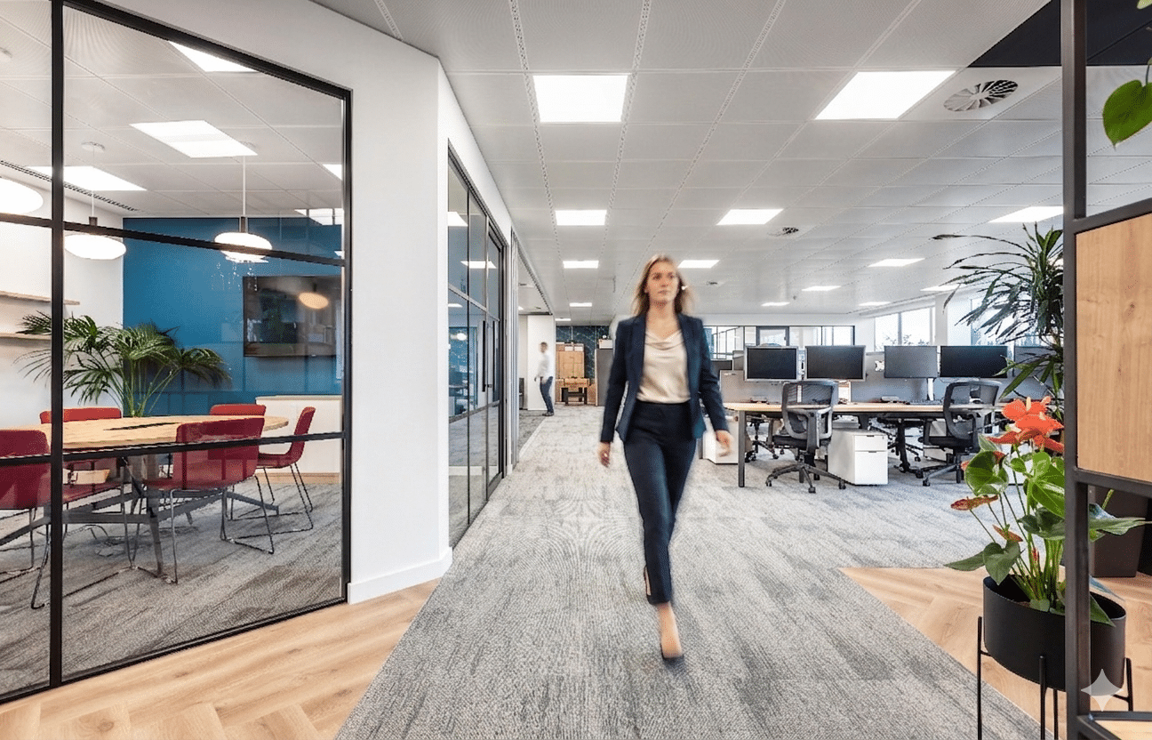 Infovista SAS' workplace, designed by Spectrum