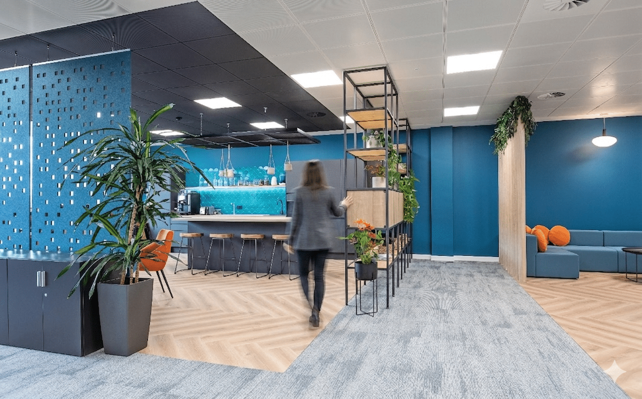 Infovista SAS' workplace, designed by Spectrum