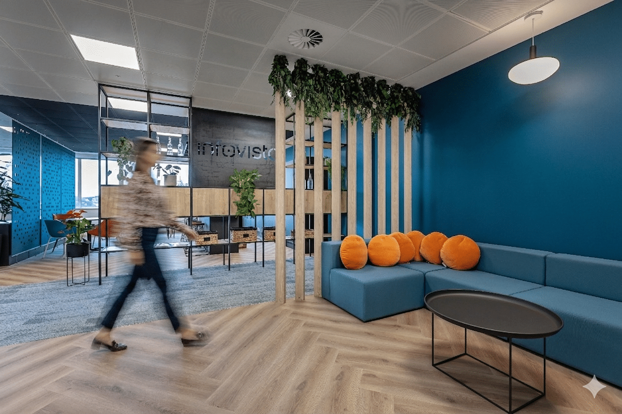 Infovista SAS' workplace, designed by Spectrum