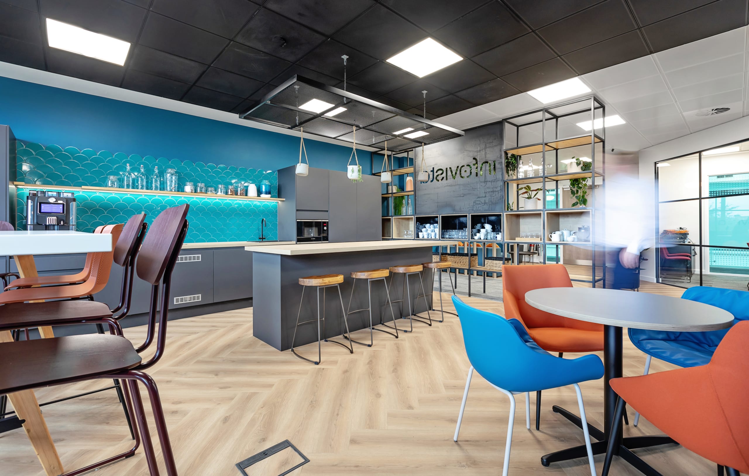Infovista SAS' workplace, designed by Spectrum