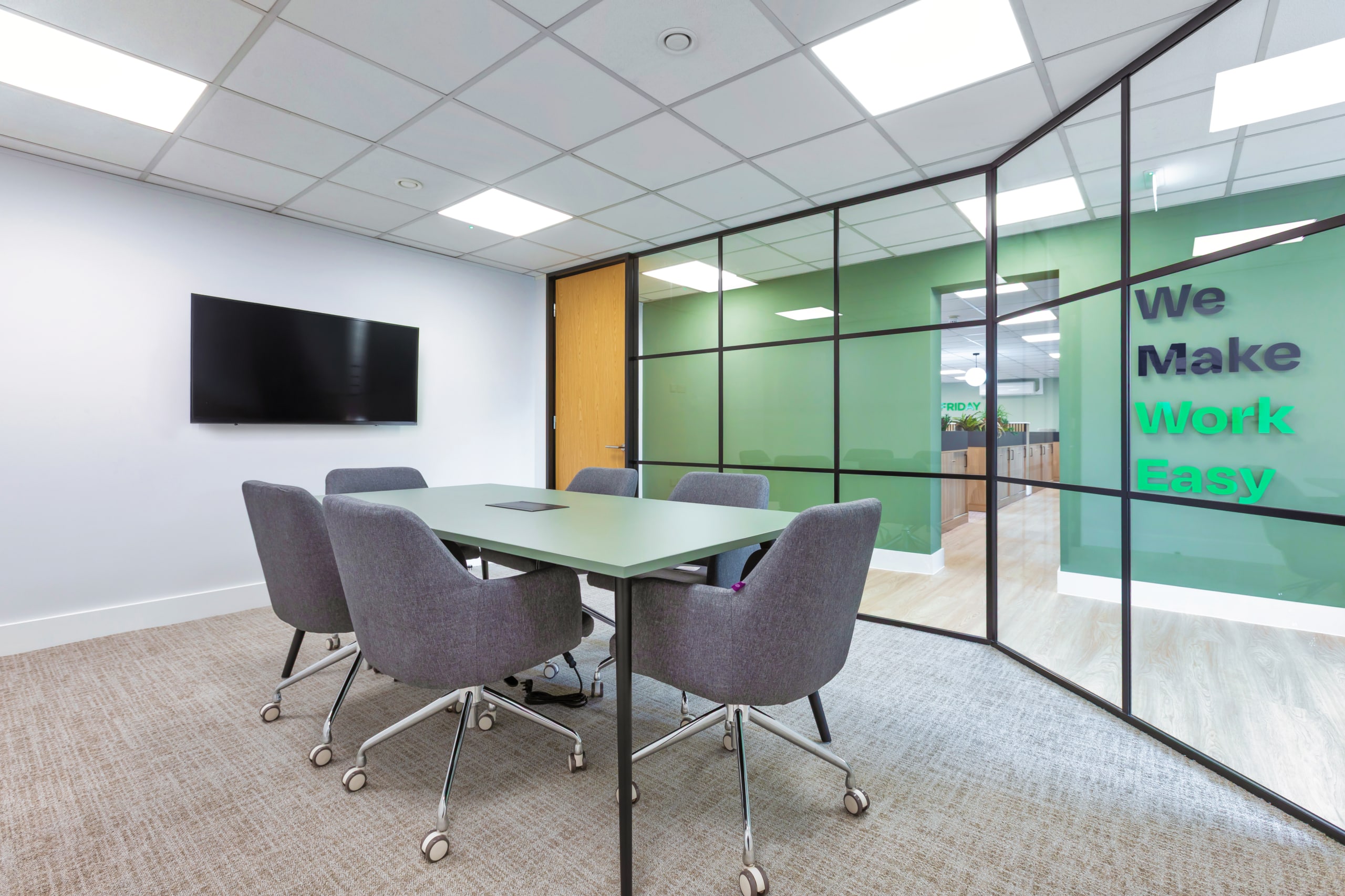 Liquid Friday's workplace, designed by Spectrum