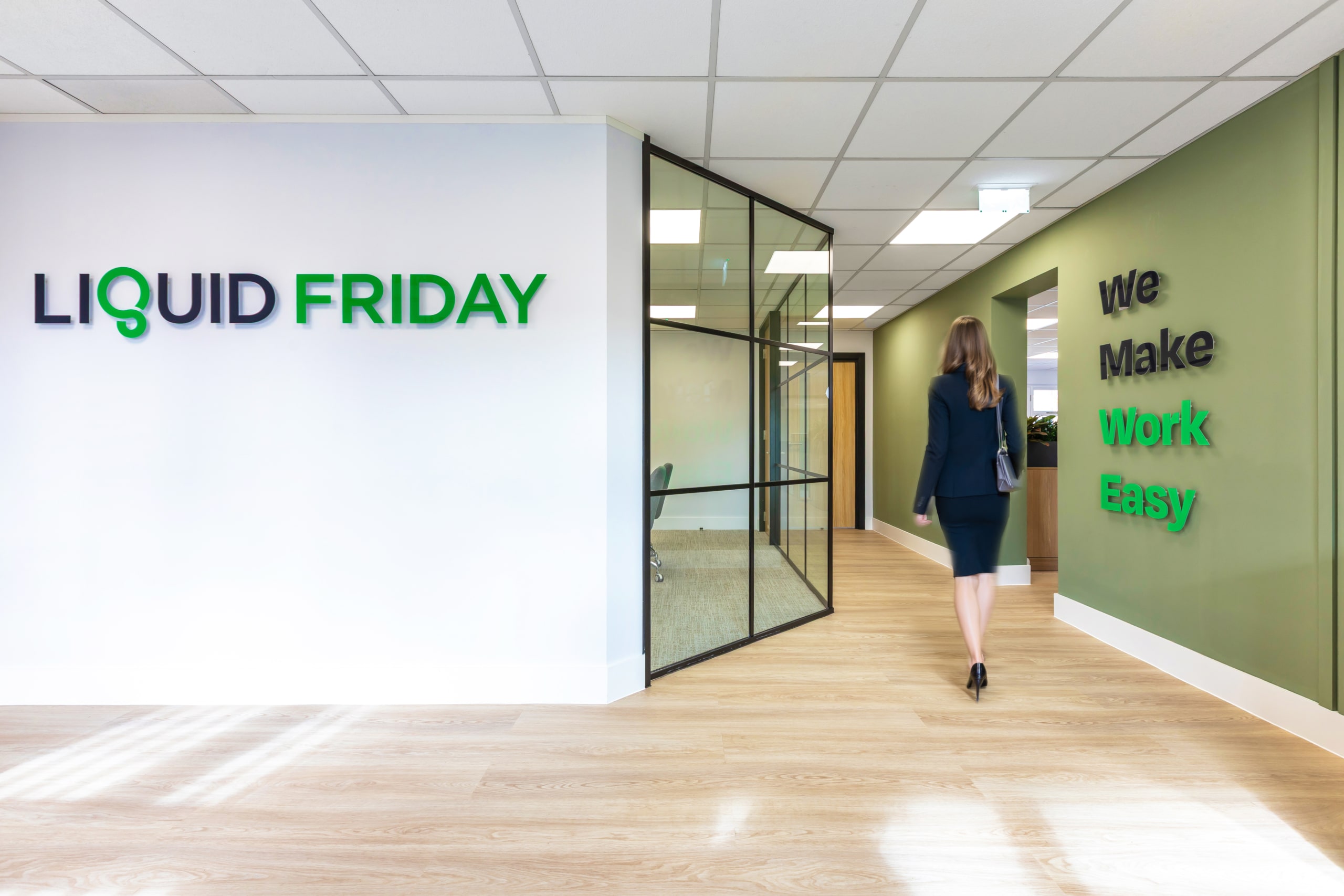 Liquid Friday's workplace, designed by Spectrum