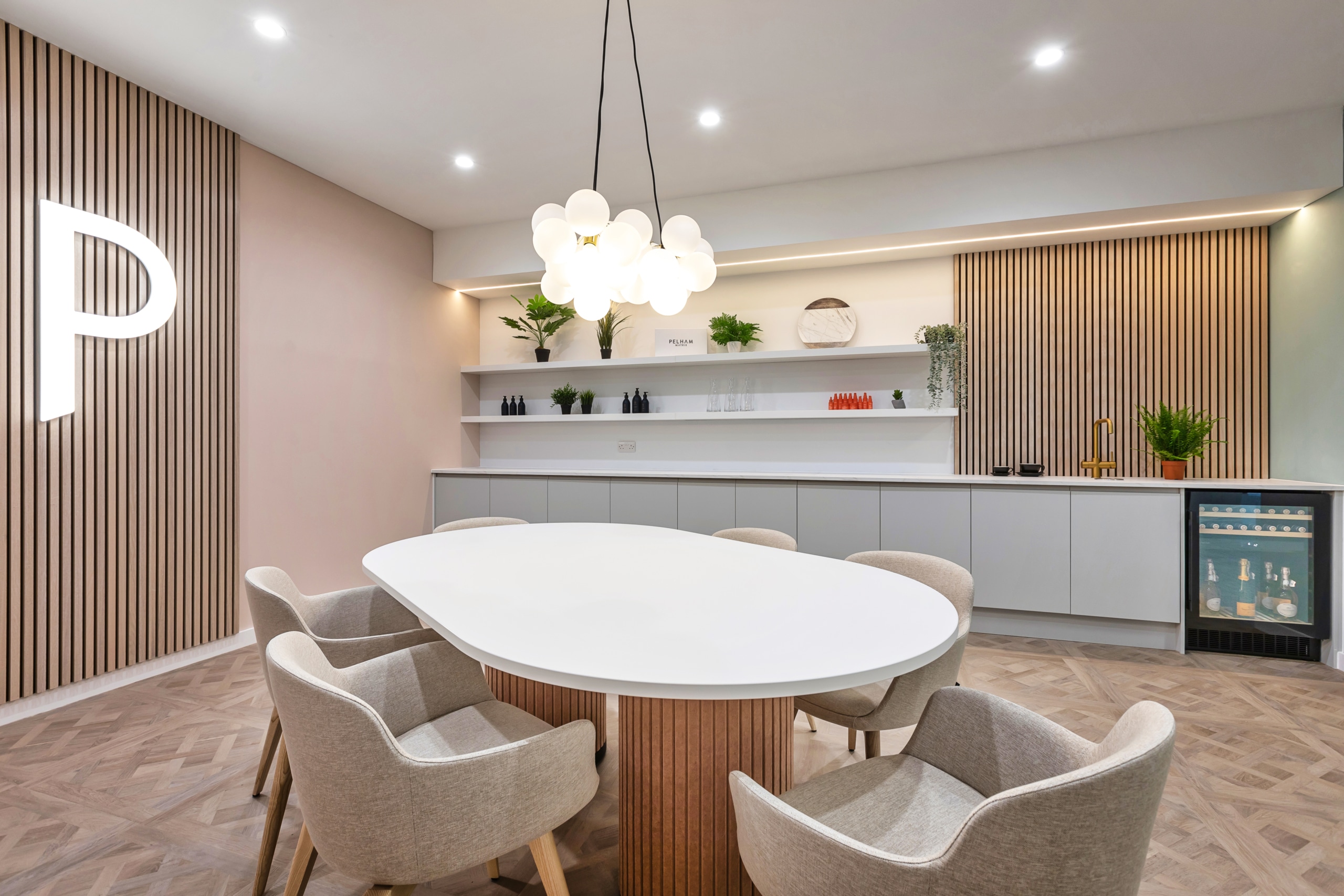 Pelham Laboratories' workplace, designed by Spectrum