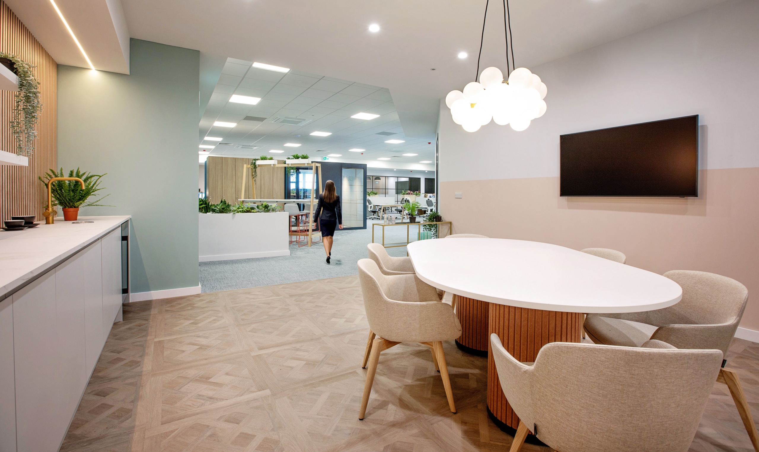 Pelham Laboratories' workplace, designed by Spectrum