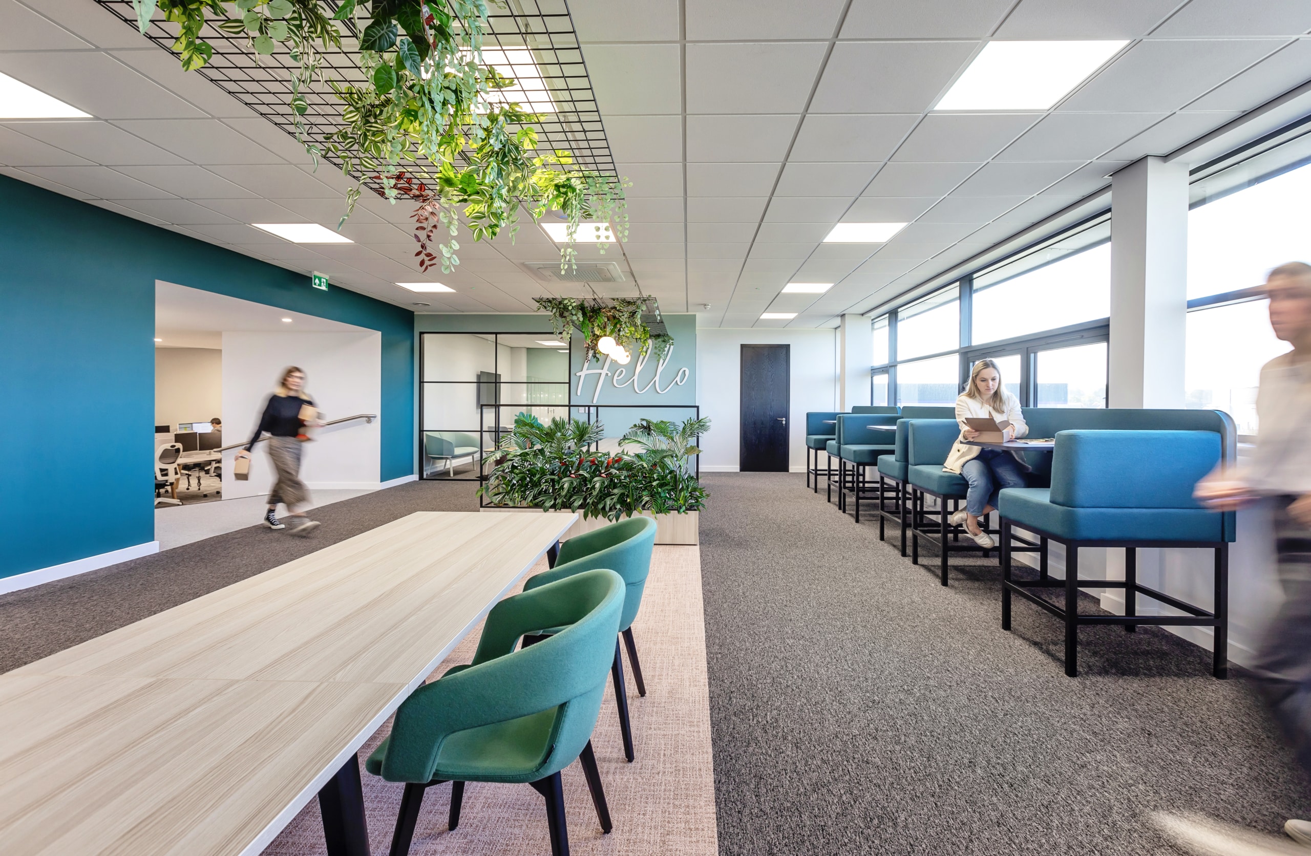 Pelham Laboratories' workplace, designed by Spectrum