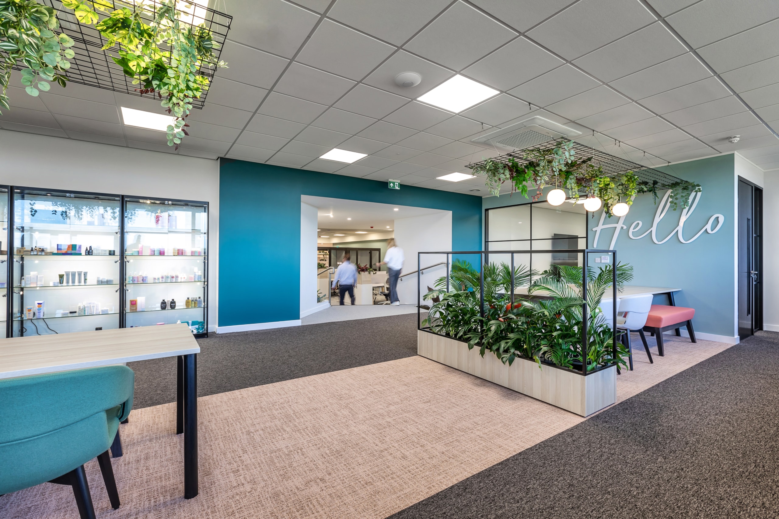 Pelham Laboratories' workplace, designed by Spectrum