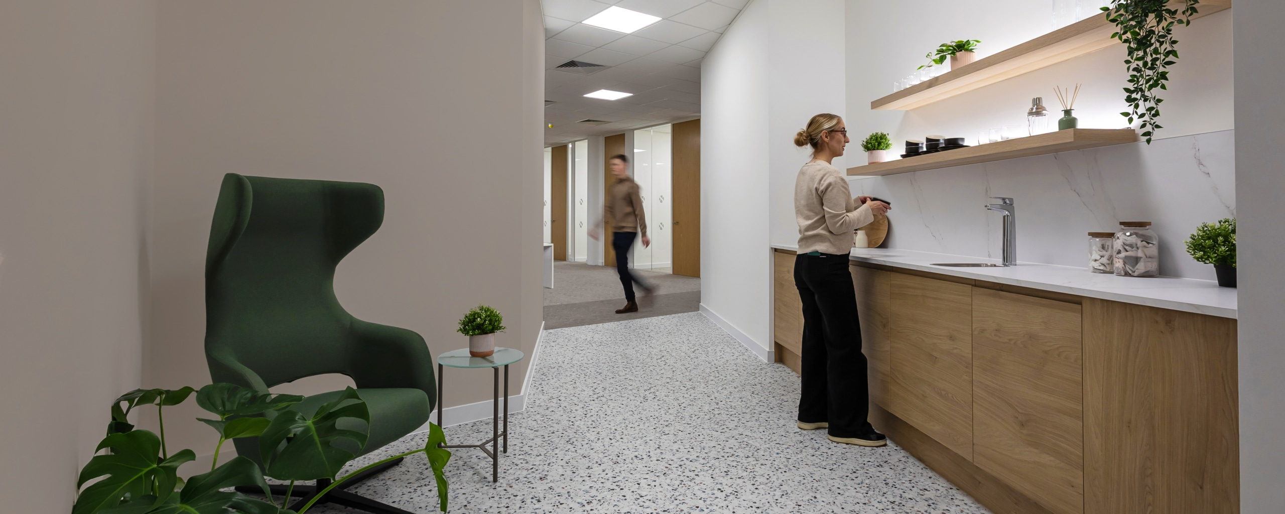 Eight Financial Advice's workplace, designed by Spectrum